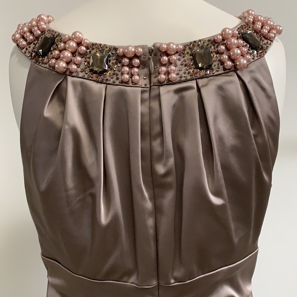 Suzi Chin for Maggy Boutique satin dress - Picture 7 of 14